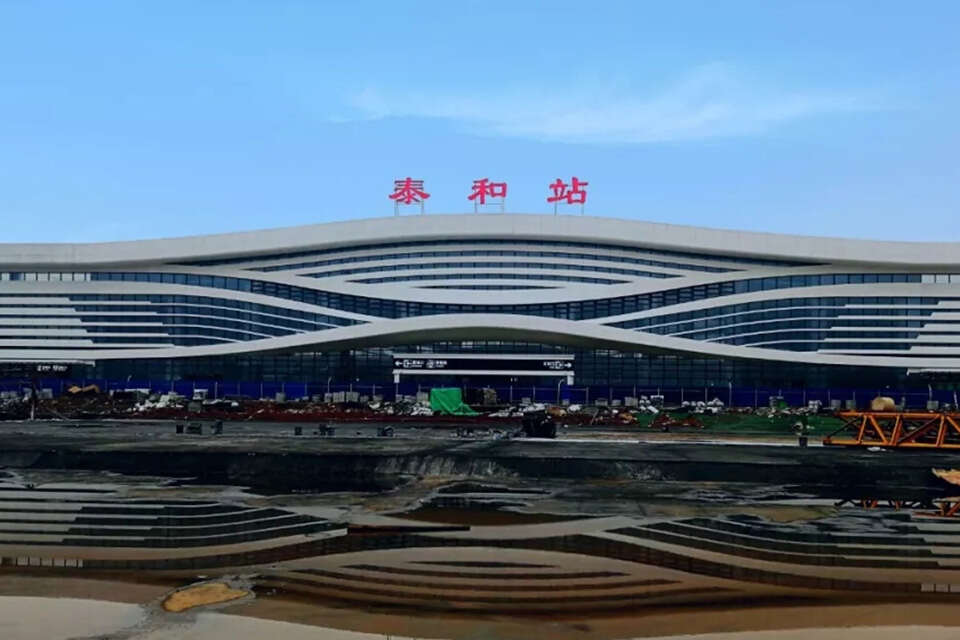 Shangyu mikro modül veri merkezi, Taihe yüksek hızlı tren istasyonunun bilgisayar odası yenileme projesine yardımcı oluyor