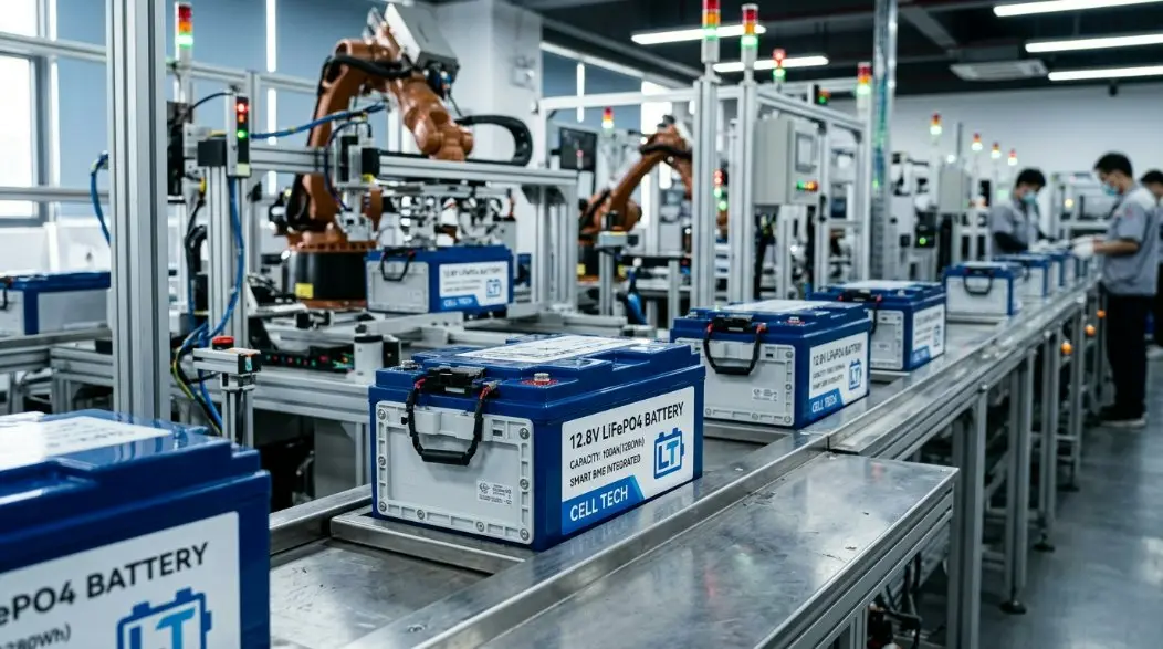 Çin'de Lider 12,8V LiFePO4 Pil Fabrikası: Akıllı Belediye Aydınlatmasının Geliştirilmesi ve 2026 AB Pil Pasaportu Uyumluluğu